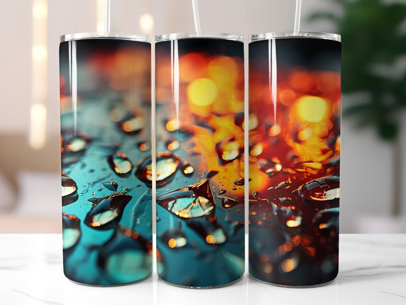 Rainy Fall Days Tumbler Wrap - CraftNest