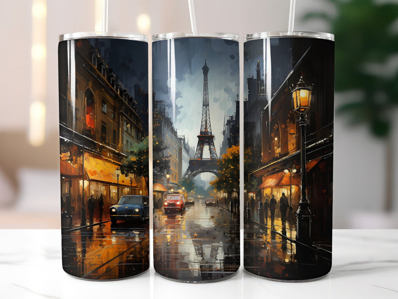 Rainy Fall Days Tumbler Wrap - CraftNest
