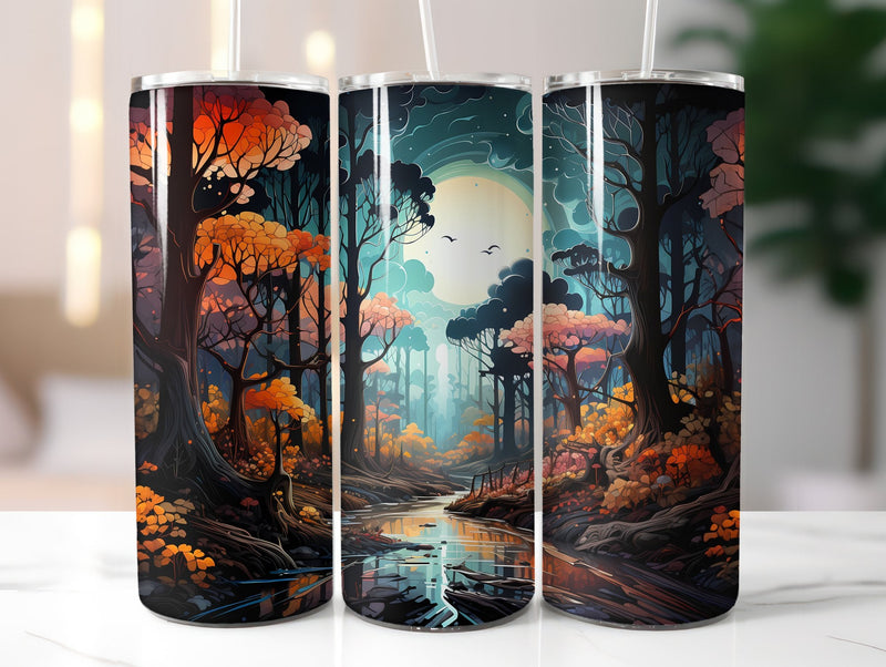 Rainy Fall Days Tumbler Wrap - CraftNest