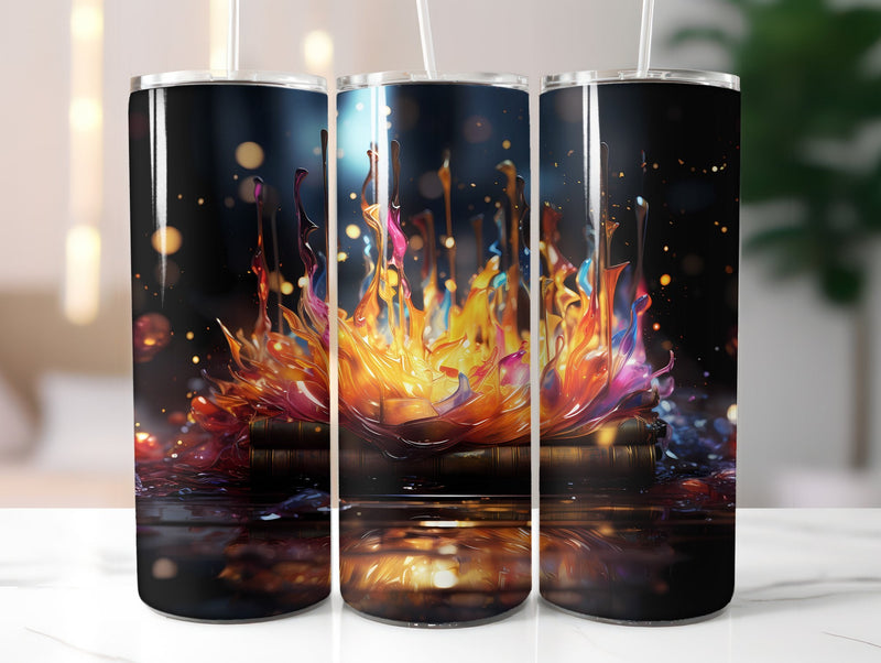Rainy Fall Days Tumbler Wrap - CraftNest