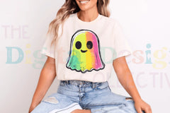 Rainbow Ghost Halloween Clipart Bundle - CraftNest - Digital Crafting and Art