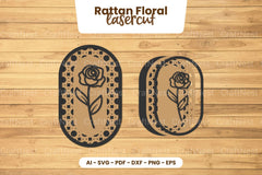 Rattan Floral Lasercut SVG Bundle - CraftNest - Digital Crafting and Art