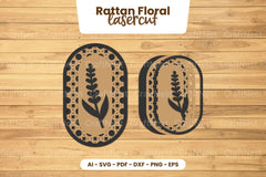 Rattan Floral Lasercut SVG Bundle - CraftNest - Digital Crafting and Art