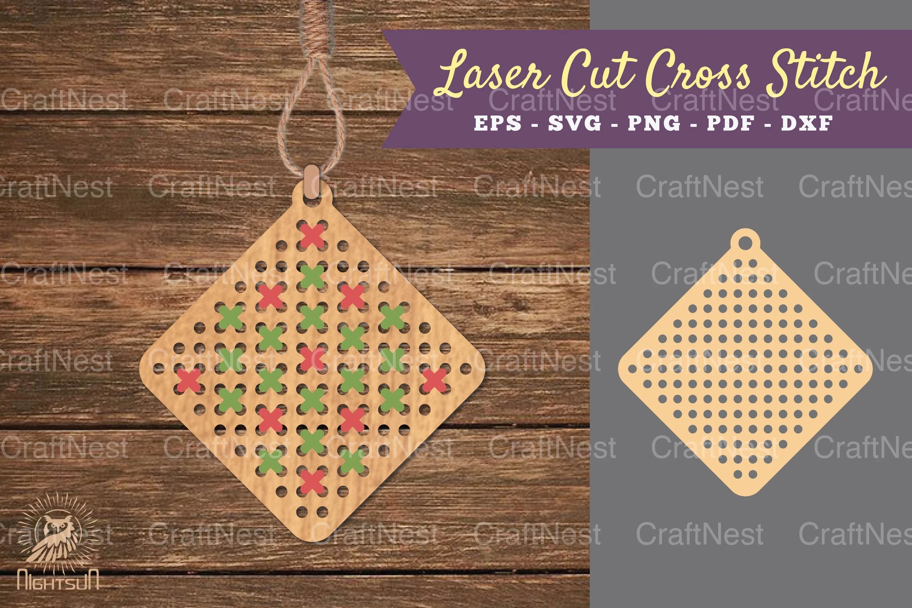 Rectangular Cut Cross Stitch Clipart Bundle - CraftNest - Digital Crafting and Art
