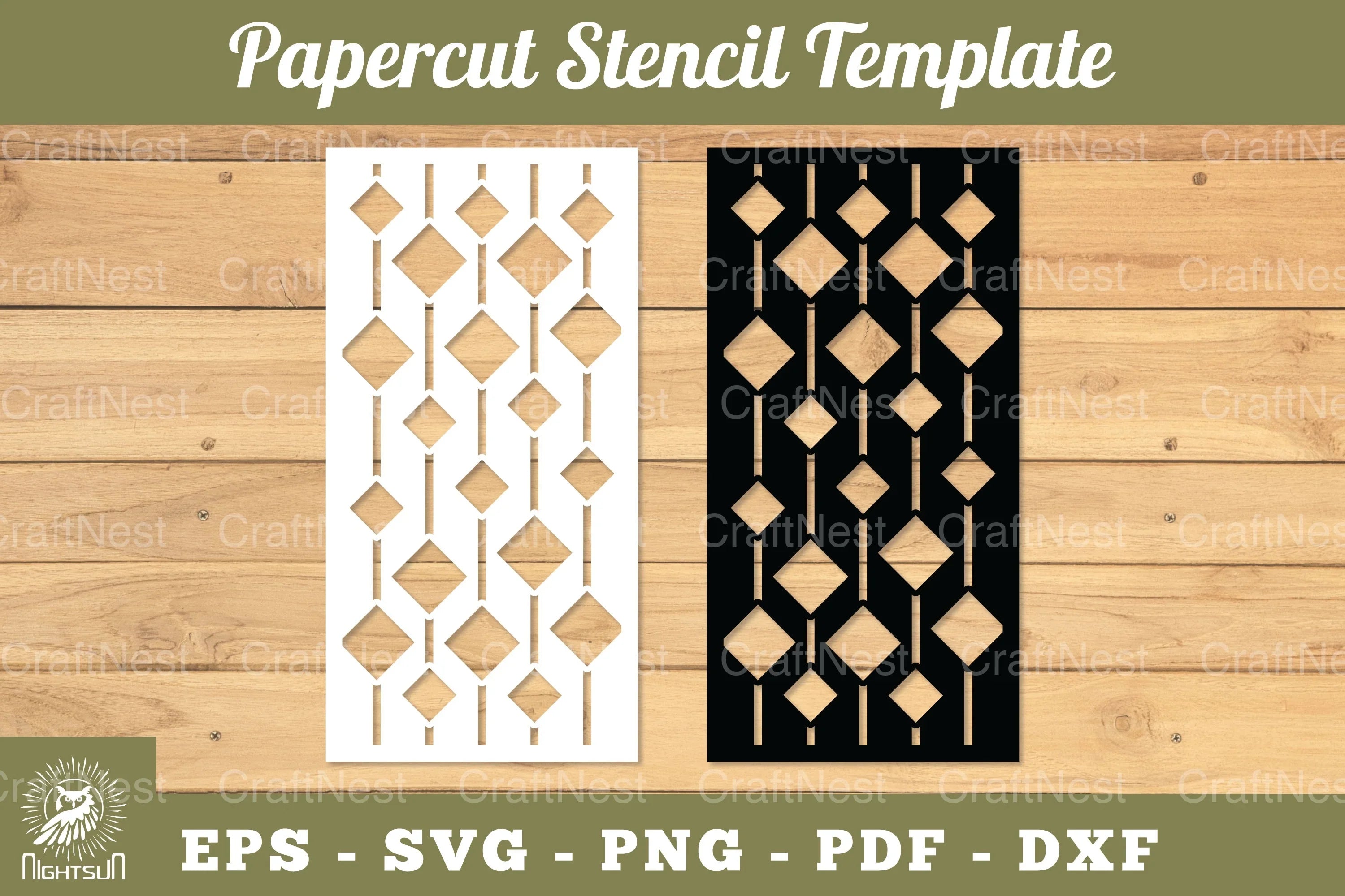 Rectangular Papercut Stencil Clipart Bundle - CraftNest - Digital Crafting and Art