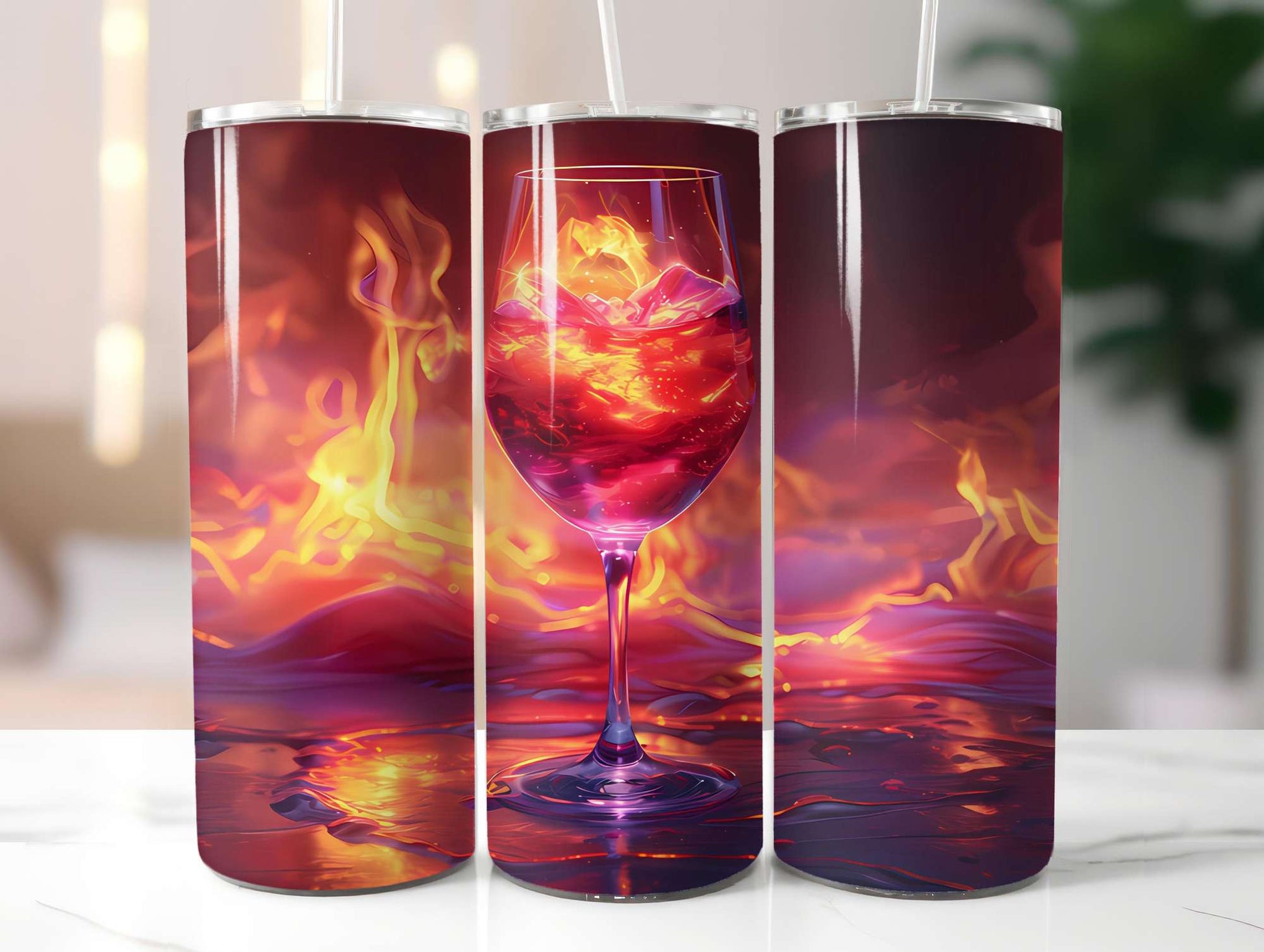 Red Fruit 6 Tumbler Wrap - CraftNest - Digital Crafting and Art