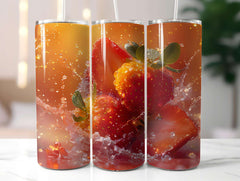 Red Fruit 8 Tumbler Wrap - CraftNest - Digital Crafting and Art