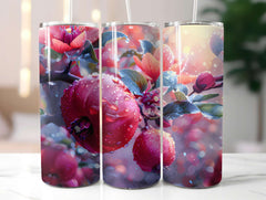 Red Fruit 6 Tumbler Wrap - CraftNest - Digital Crafting and Art
