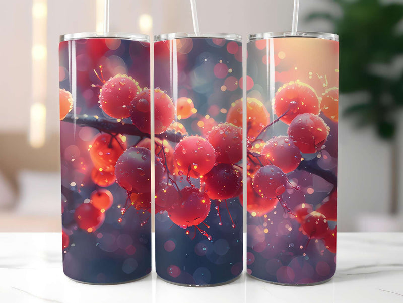 Red Fruit 6 Tumbler Wrap - CraftNest - Digital Crafting and Art
