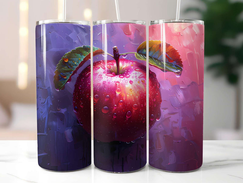 Red Fruit 8 Tumbler Wrap - CraftNest - Digital Crafting and Art