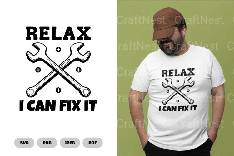 Relax Can Fix It Funny SVG Bundle - CraftNest - Digital Crafting and Art