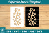 Relax Papercut Stencil Clipart Bundle