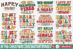 Retro Christmas Clipart Bundle 10 - CraftNest - Digital Crafting and Art