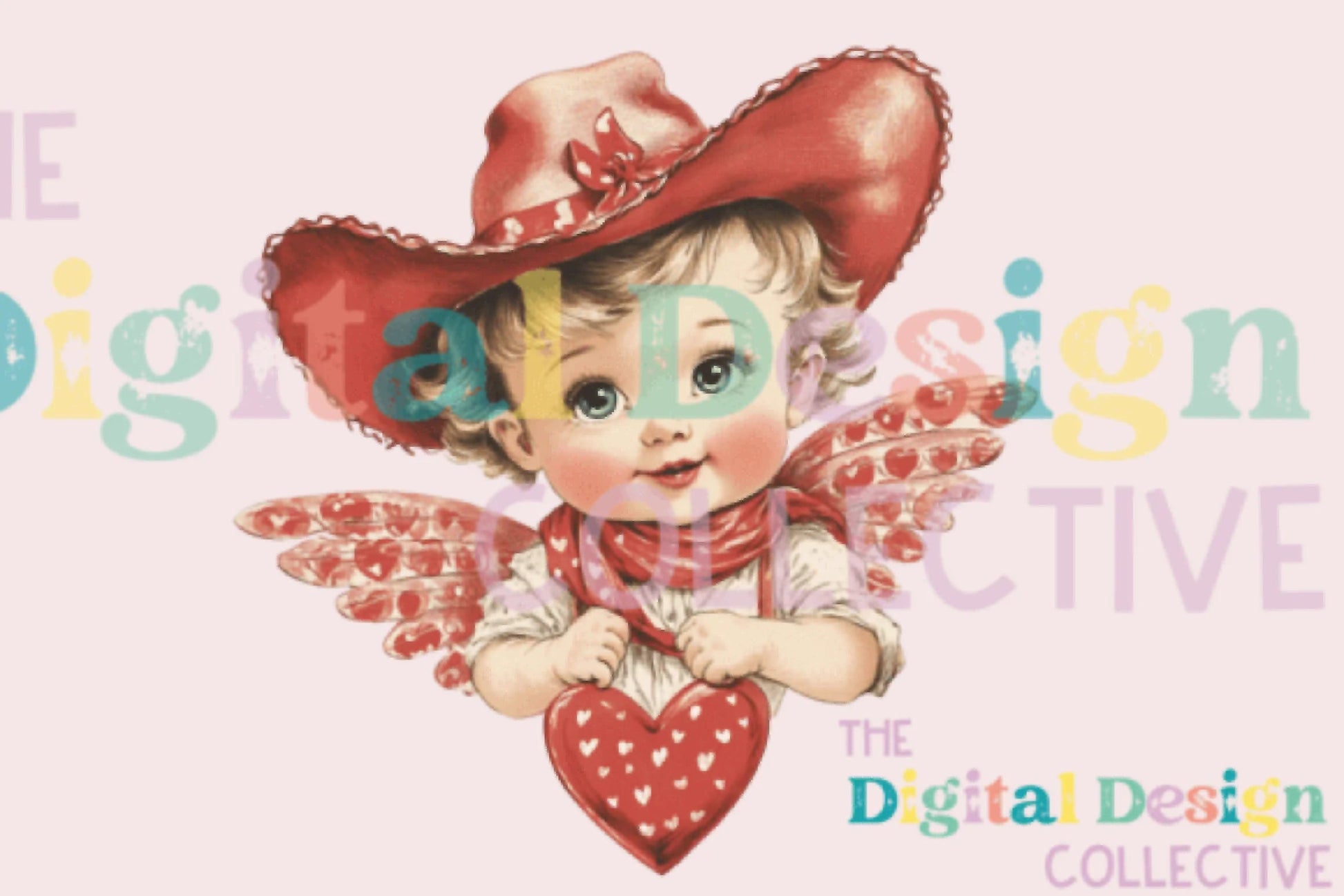 Vintage Cupid Valentine Clipart Bundle - CraftNest - Digital Crafting and Art