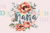 Retro Floral Nana Design