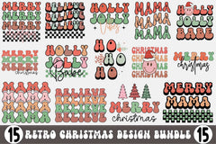 Retro Christmas Design SVG Bundle 2 - CraftNest - Digital Crafting and Art