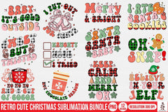 Retro Cute Christmas Clipart Bundle - CraftNest - Digital Crafting and Art