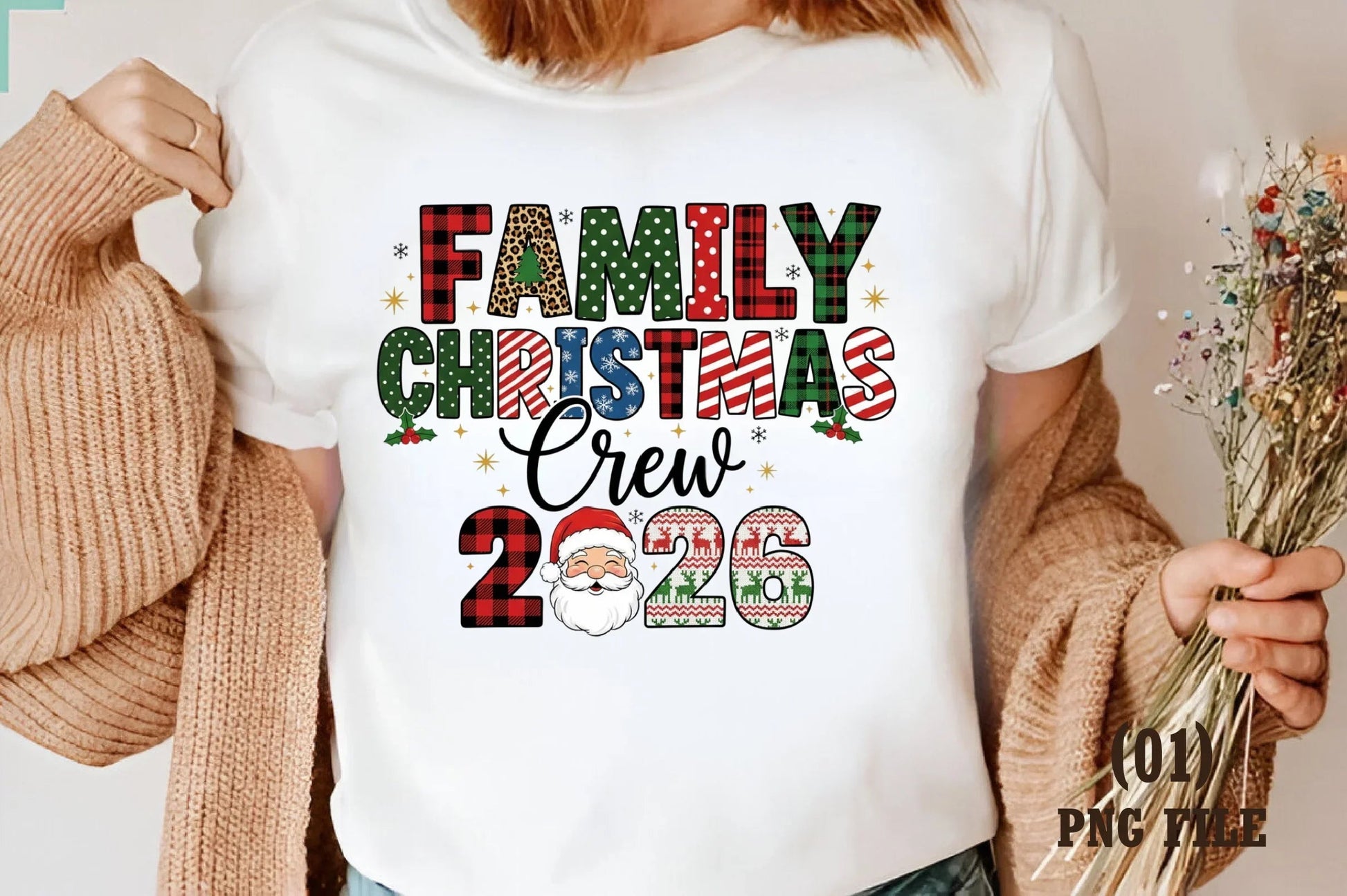 Retro Family Christmas Clipart Bundle 2026 - CraftNest - Digital Crafting and Art