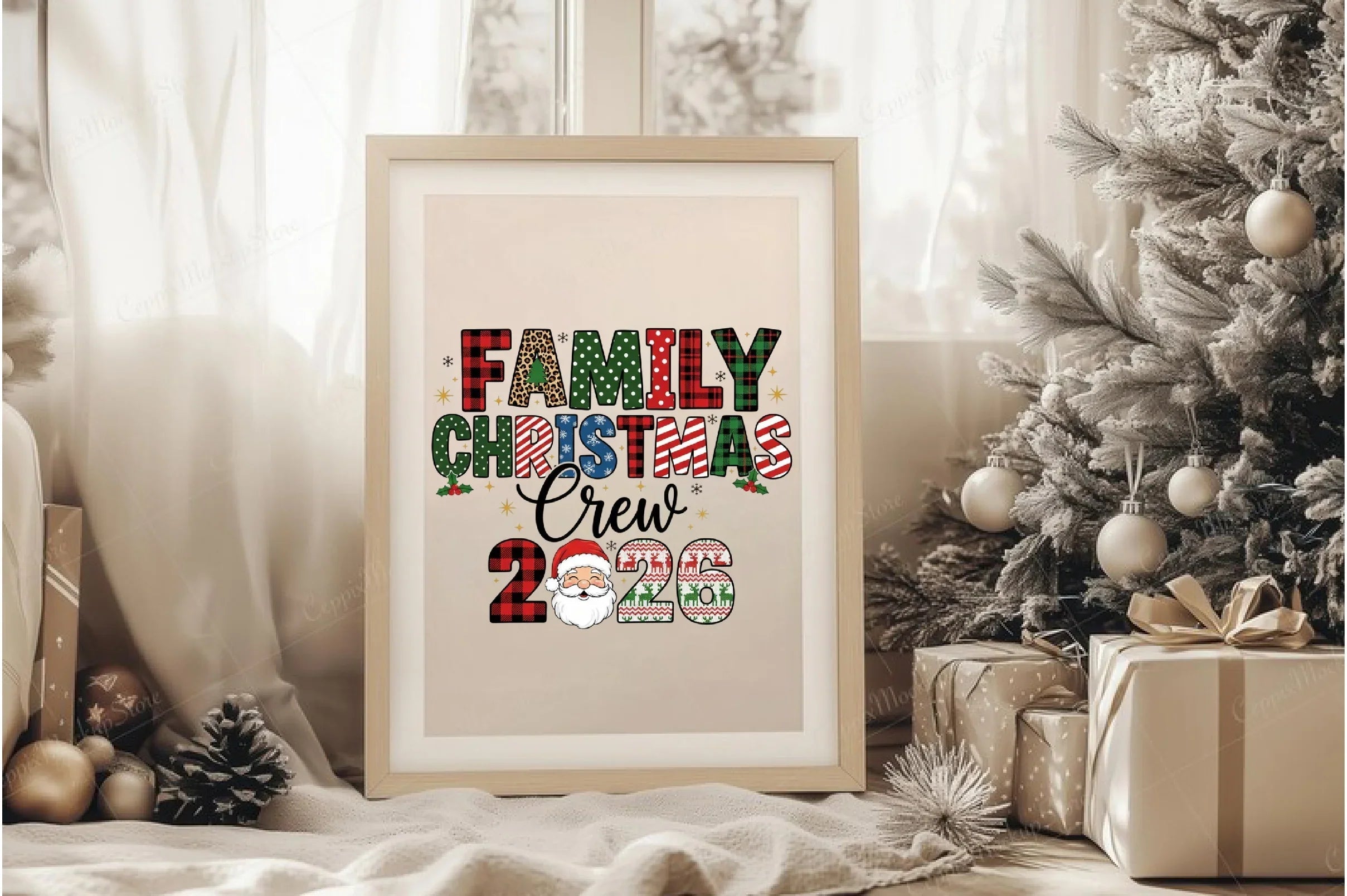Retro Family Christmas Clipart Bundle 2026 - CraftNest - Digital Crafting and Art