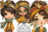 Retro Girls Clipart Bundle