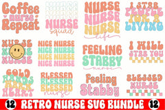 Retro Nurse SVG Bundle - CraftNest - Digital Crafting and Art