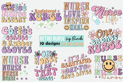 Retro Nurse Bundle - CraftNest - Digital Crafting and Art