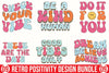 Retro Positivity Design SVG Bundle