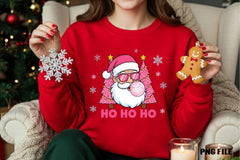 Retro Santa Christmas Hohoho Clipart Bundle - CraftNest - Digital Crafting and Art