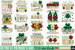 Retro St. Patrick's Day Clipart Bundle - CraftNest - Digital Crafting and Art