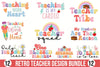 Retro Teacher Design SVG Bundle