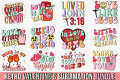 Retro Valentine's Day Clipart Bundle 3 - CraftNest - Digital Crafting and Art