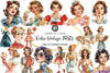 Retro Vintage 1950s Clipart Bundle