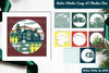 Retro Winter Camp 3D Shadow Box SVG Bundle