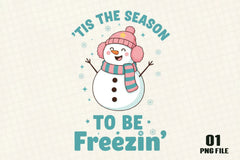 Retro Winter Snowman Clipart Bundle - CraftNest - Digital Crafting and Art