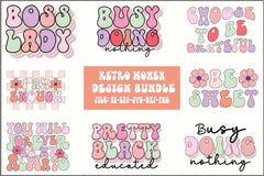 Retro Women Design SVG Bundle - CraftNest - Digital Crafting and Art