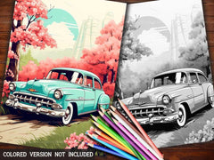 Retro Spring Coloring Books - CraftNest