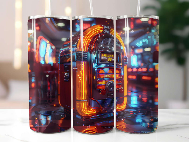 Retro Summer 2 Tumbler Wrap - CraftNest - Digital Crafting and Art
