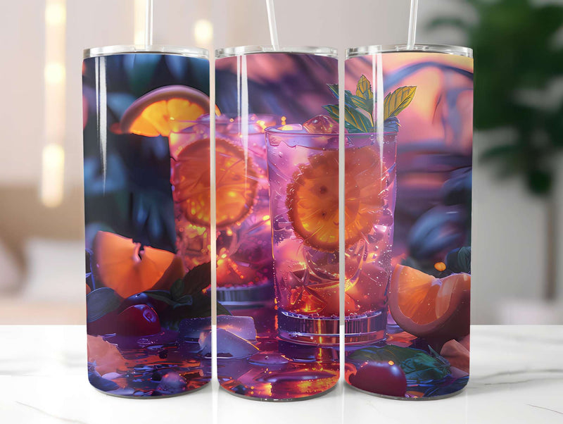 Retro Summer 2 Tumbler Wrap - CraftNest - Digital Crafting and Art