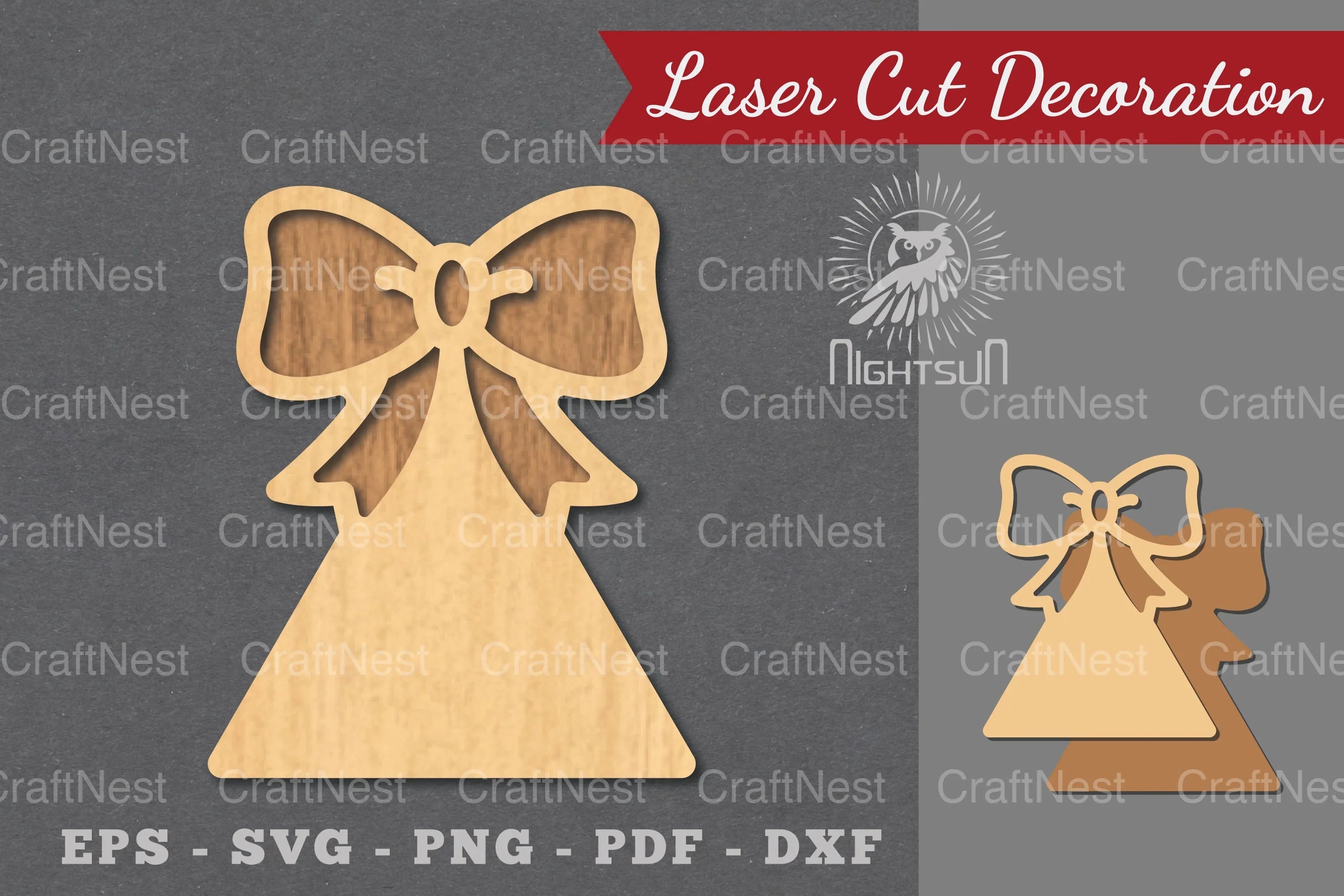 Ribbon Laser Cut Sign SVG Bundle - CraftNest - Digital Crafting and Art