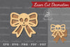 Ribbon Skull Laser Cut Decoration Clipart Bundle
