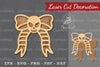 Ribbon Skull Laser Cut Decoration Clipart Bundle