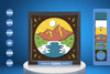 River and Mountain Papercut SVG Bundle