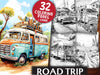 Road Trip Coloring Books