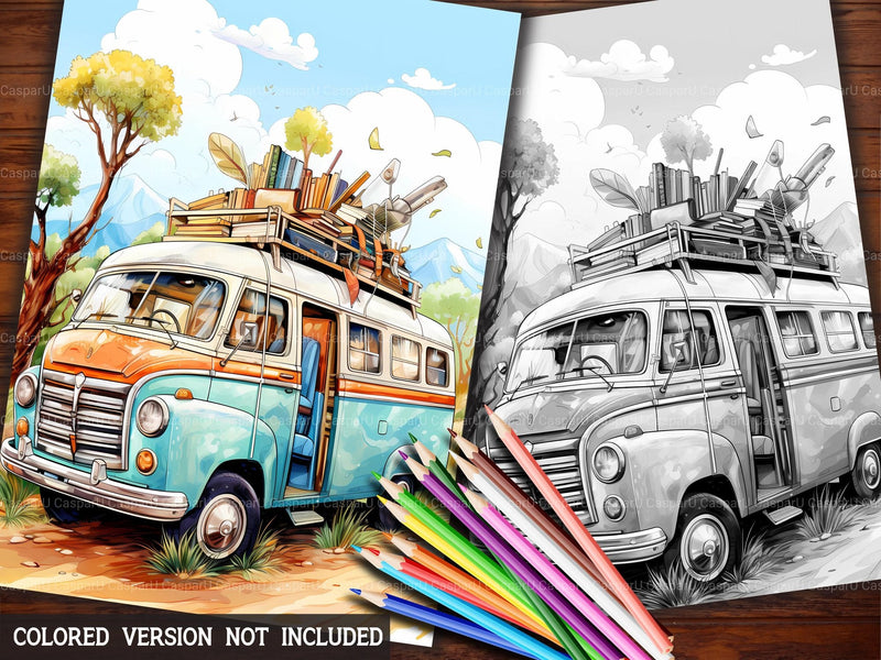 Road Trip Coloring Books - CraftNest