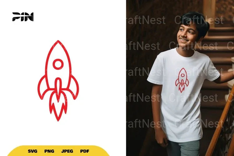 Rocket Outer Space SVG Bundle - CraftNest - Digital Crafting and Art