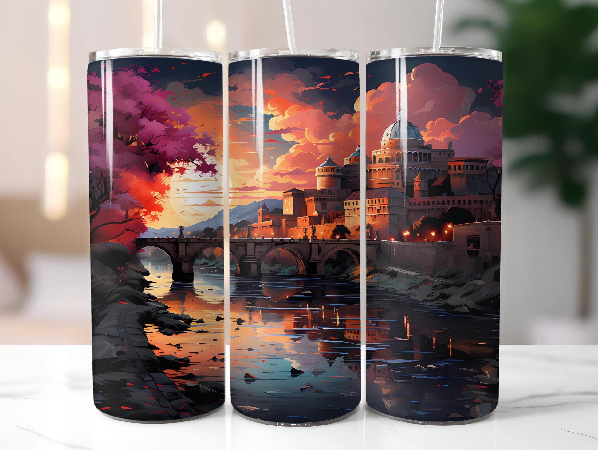 Rom Italy 3 Tumbler Wrap - CraftNest