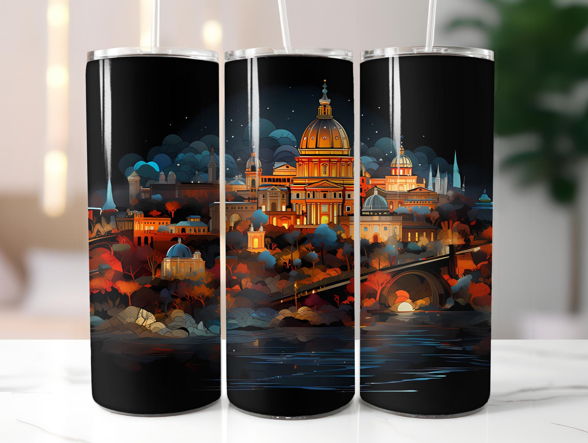 Rom Italy 3 Tumbler Wrap - CraftNest
