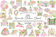 Romantic Chateau Clipart Bundle - CraftNest - Digital Crafting and Art