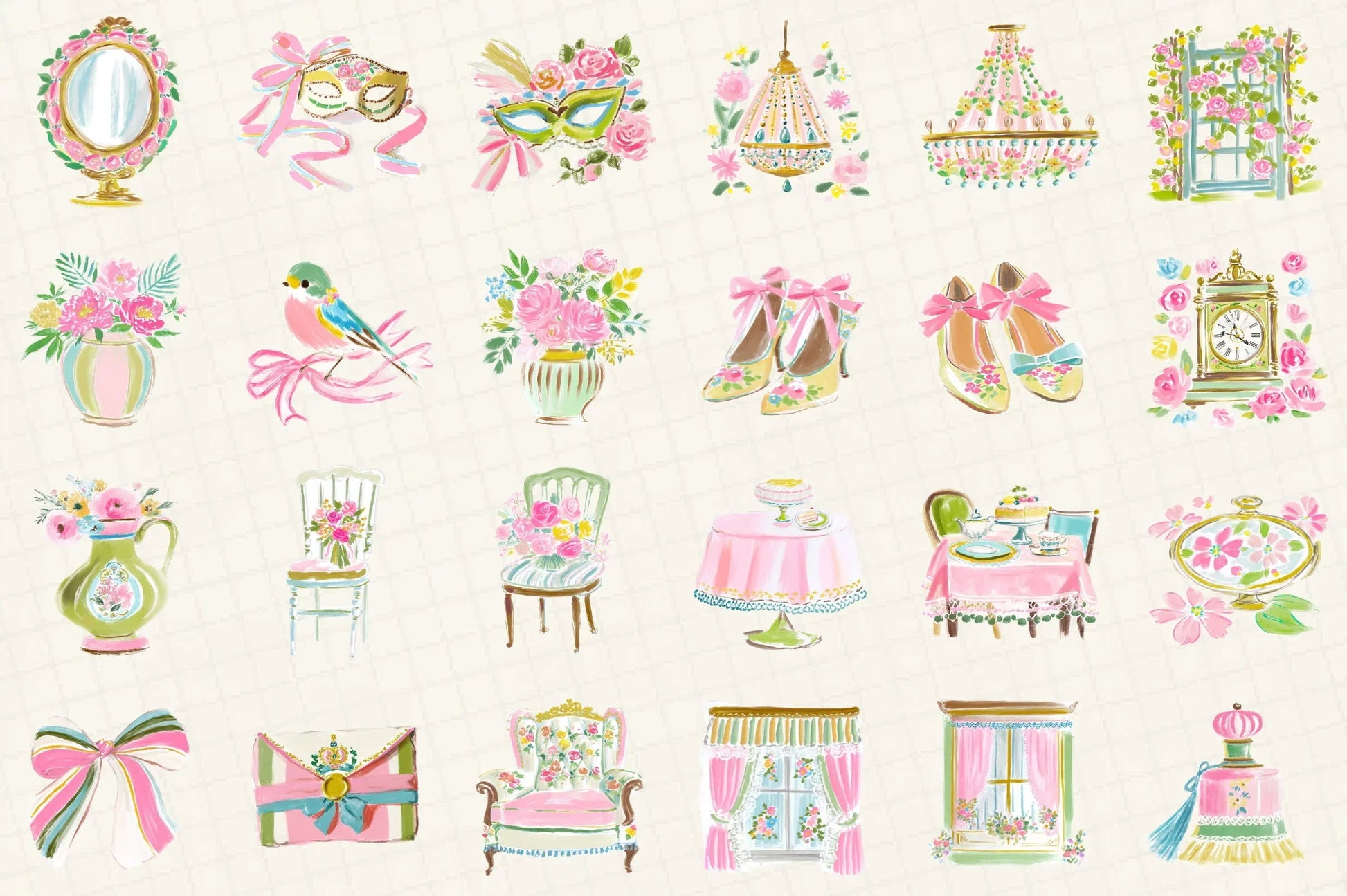 Romantic Chateau Clipart Bundle - CraftNest - Digital Crafting and Art