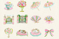 Romantic Chateau Clipart Bundle - CraftNest - Digital Crafting and Art